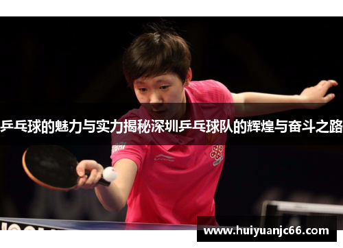 乒乓球的魅力与实力揭秘深圳乒乓球队的辉煌与奋斗之路
